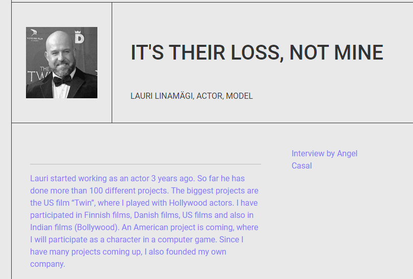 We are so happy to announce that our Estonian artists have been added to the Rejected Gallery online! You will find Lauri's story listed along with artists from around the world in different disciplines talk about rejection.

rejected.gallery/lauri-linamagi/