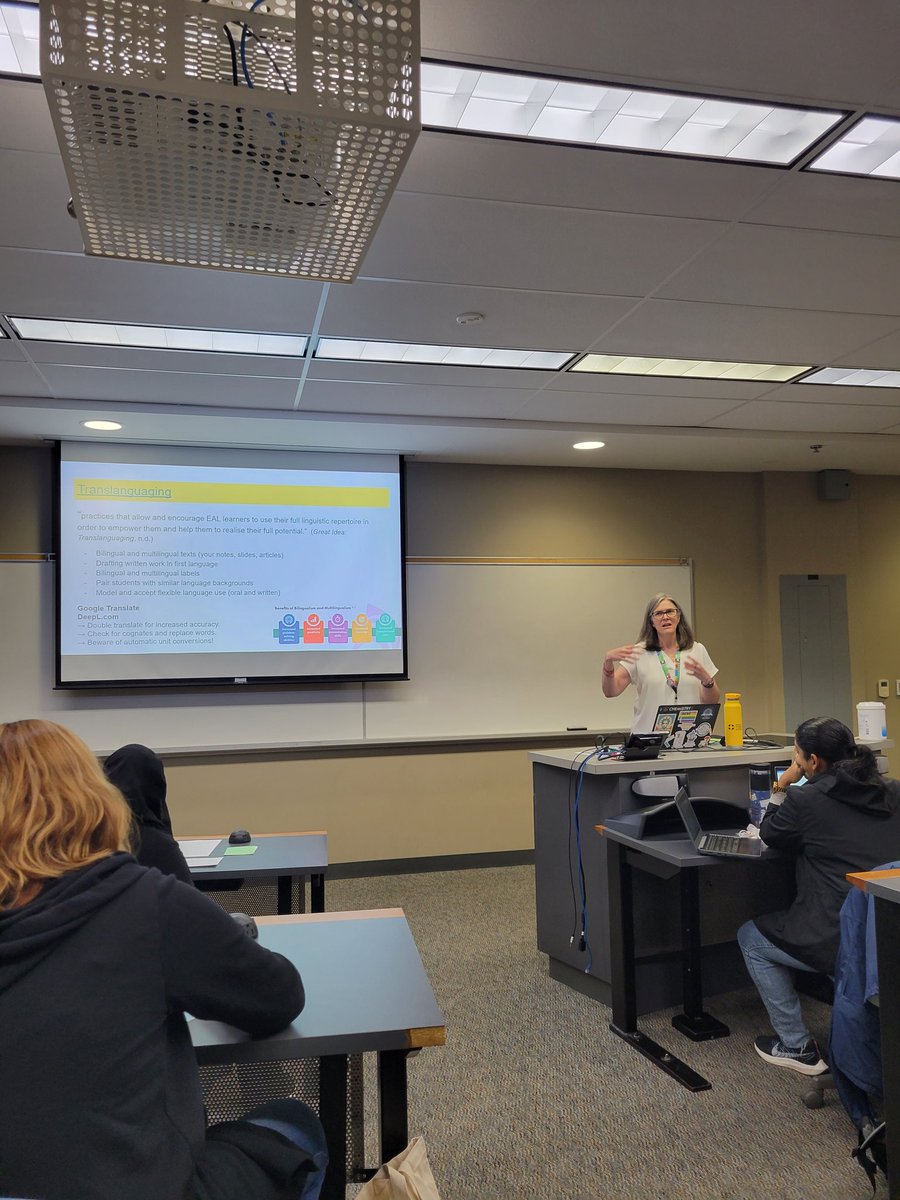 ACT2 (@act2tx) on Twitter photo Siobhan & Saba showed us a huge number of exceptional strategies for working with multilingual learners. Thank you! <a href="/ChemEd2023/">ChemEd2023-UofG</a> Siobhan & Saba showed us a huge number of exceptional strategies for working with multilingual learners. Thank you! <a href="/ChemEd2023/">ChemEd2023-UofG</a>