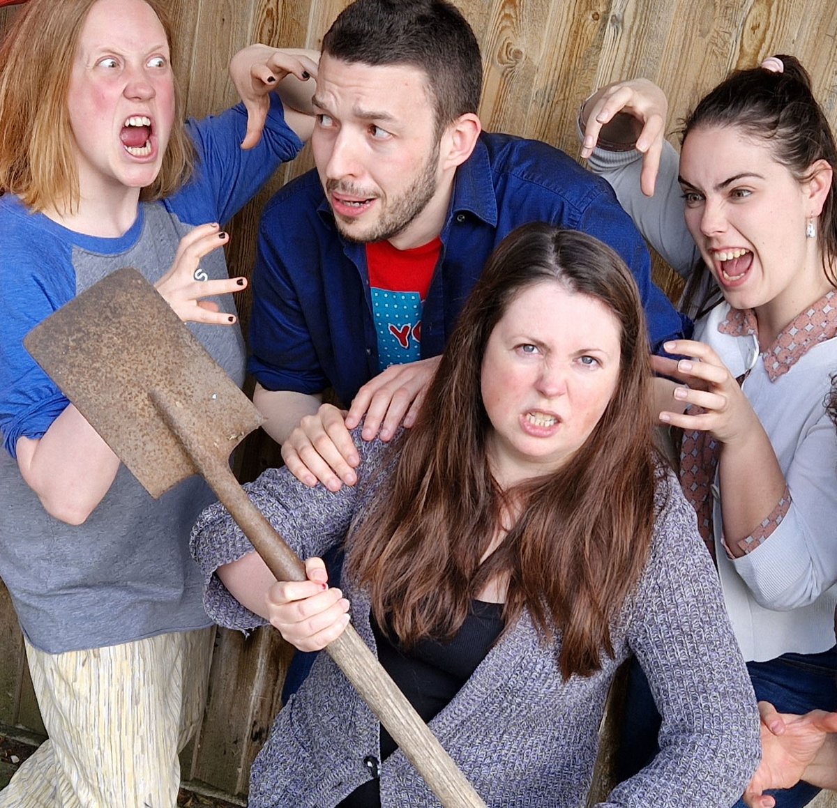 improvthedead's tweet photo. Improv the Dead at @DuckDuckG  tonight! 🧟‍♂️🧟‍♀️ Laugh your brains out with our hilarious zombie apocalypse. 😂 🎟️ Don’t miss it or we’ll eat you. 😉 https://t.co/k4Xtg2pZPT
