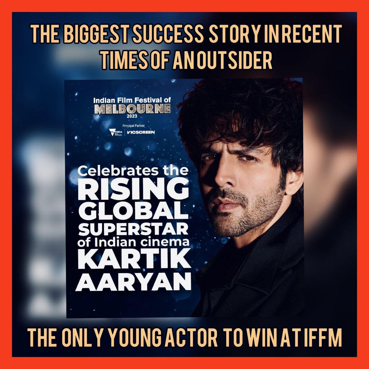 KartikAaryanFan's tweet image. THE BIGGEST SUCCESS STORY OF RECENT TIMES - what a journey this superstar has had - Hats off 👏👏👏

WHATEVER THE NAYSAYERS MAY SAY - HE KEEPS SLAPPING THEN WITH HIS BIG ACHIEVEMENTS 👏👏🏆🏆🏆 #Iifm 

Cheers to the self-made actor ❤️😍❤️ #KartikAaryan