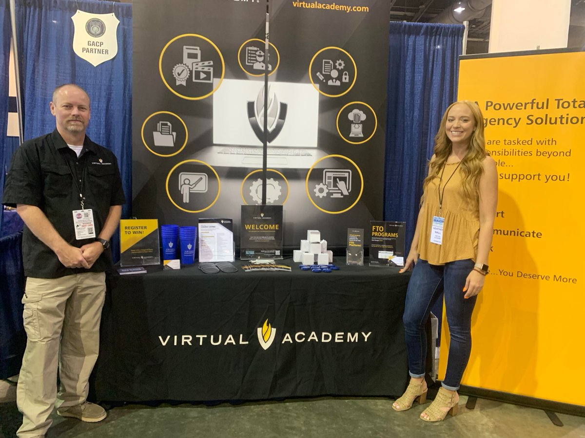 Jason Boyd &amp; Heather Wall starting this week off at GACP! Come by &amp; see us at booth #703. 
#BecauseYouDeserveMore #georgiachiefsconference #FTOProgram #GACP