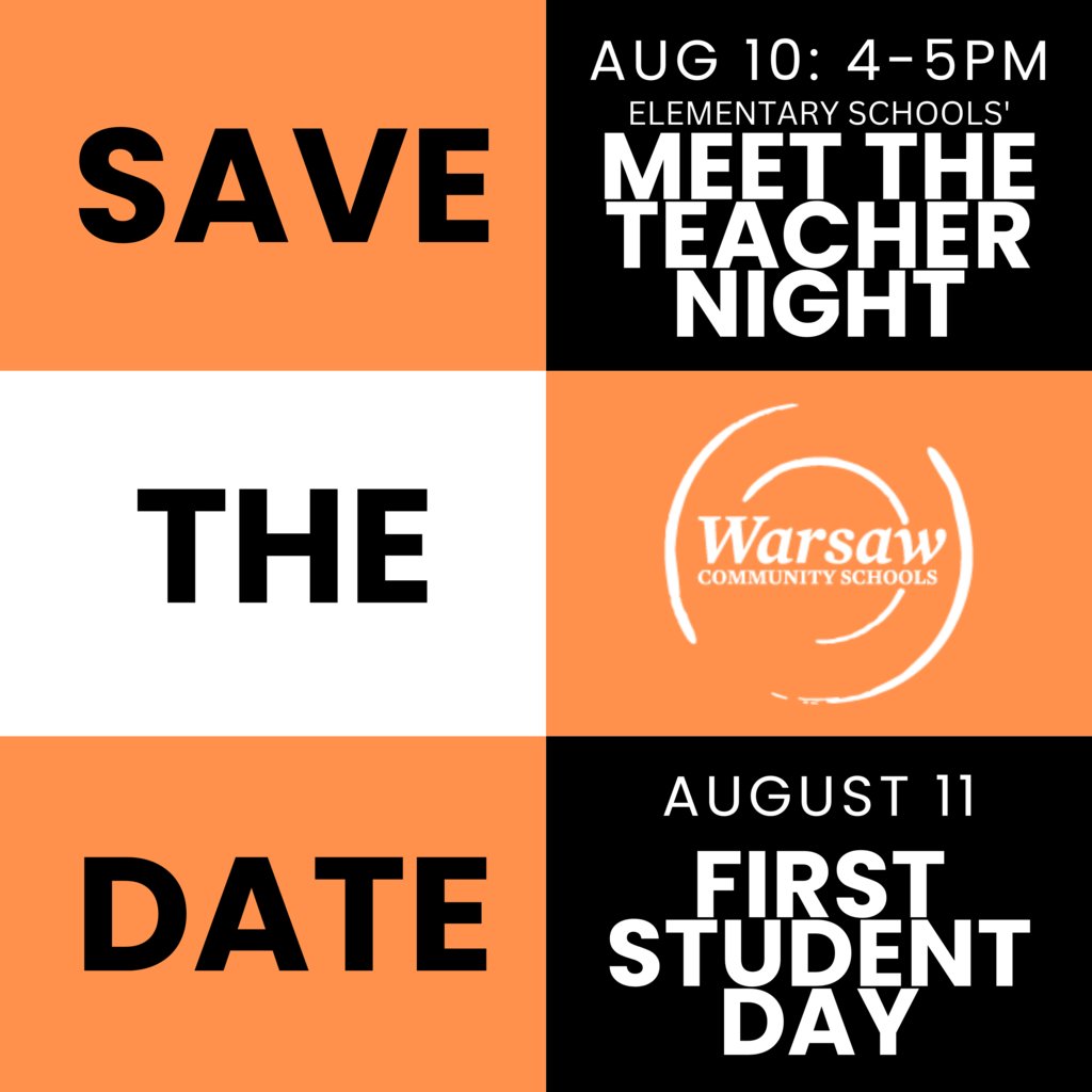 wcs_harrison's tweet photo. This the last week for free meals in the park! 

Don't forget to mark your calendar for the start of the year.  There are only a few weeks until we welcome students back in the buildings! 

#WCSmission #BackToSchool https://t.co/a4znPPKfmQ