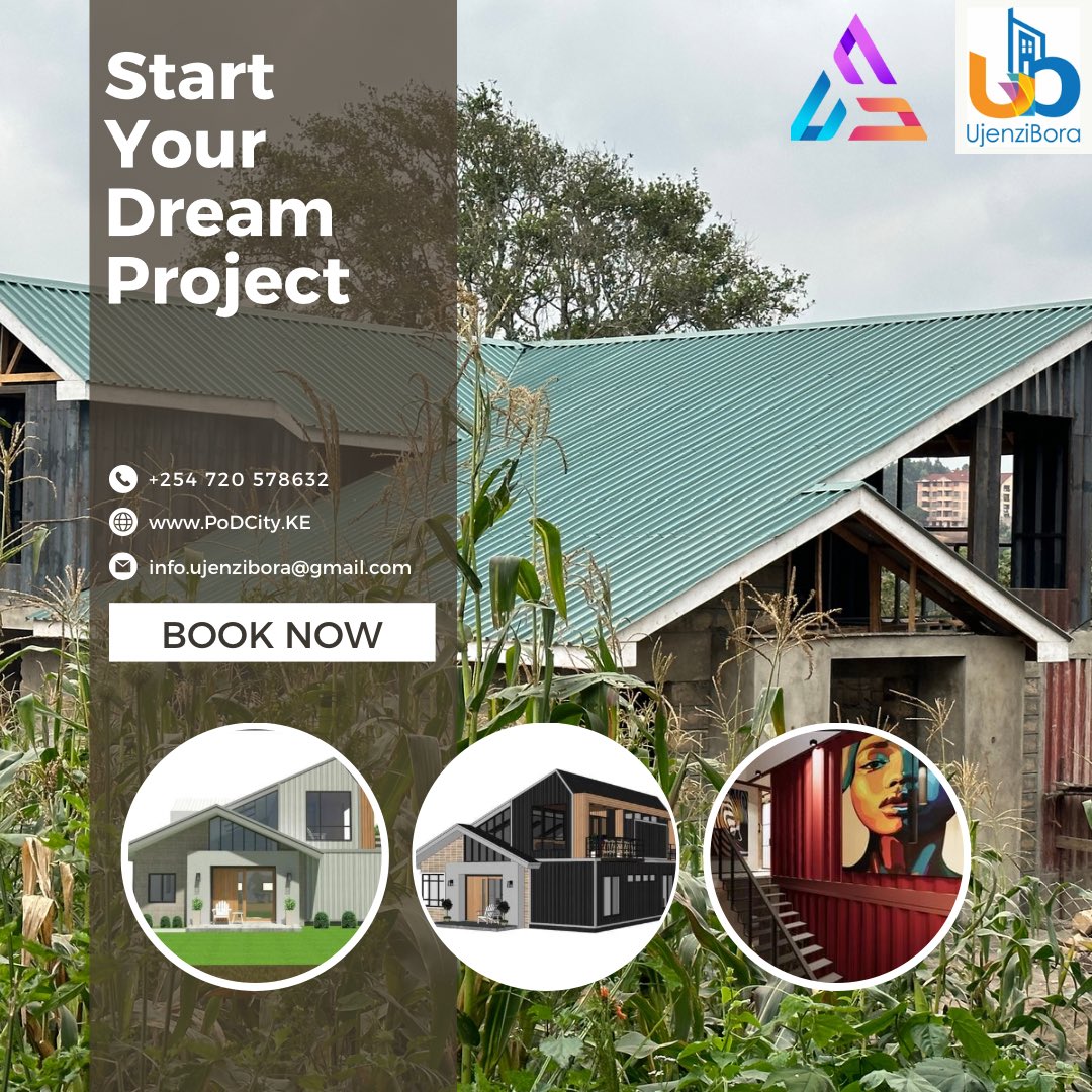 PodCityKe's tweet photo. House Design of The Week
We make it happen!
Start here https://t.co/wFG0J3Vqk9 via @PodCityKe by @Ujenzibora
#BeautyMatters
#DesignBuild
#TheTimelessWay https://t.co/RlNbke9j6T