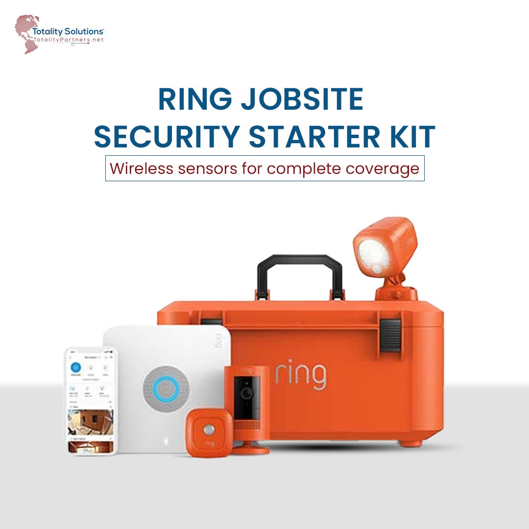 TotalityInc's tweet photo. Protect your jobsite with Ring's wireless sensors! Enjoy peace of mind knowing your team and assets are safe. Get the Ring Jobsite Security Starter Kit now at https://t.co/RwTOYsi1DX. 

#TotalityInc #RingJobsite #HomeSecurity #JobsiteSafety #Charleston #SouthCarolina 🎥✨ https://t.co/vp69ohWIgA