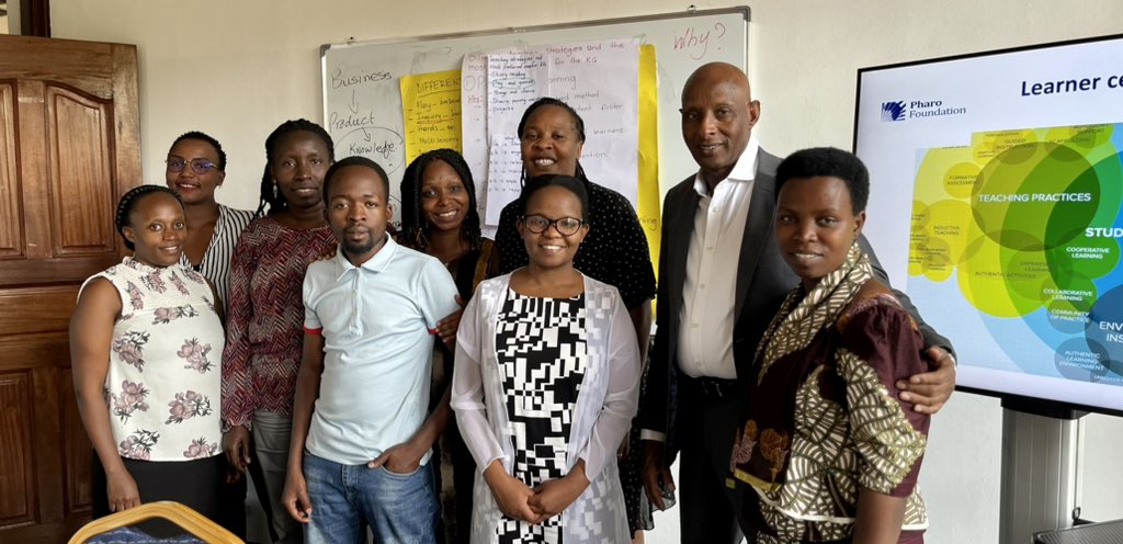 At Pharo Schools, we believe that a stimulating &amp; enriching learning experience is predicated on a body of teachers who are at the forefront of pedagogical innovation. During the workshop, Abdulhakim discussed the foundation's teaching strategies &amp; how they are best implemented.