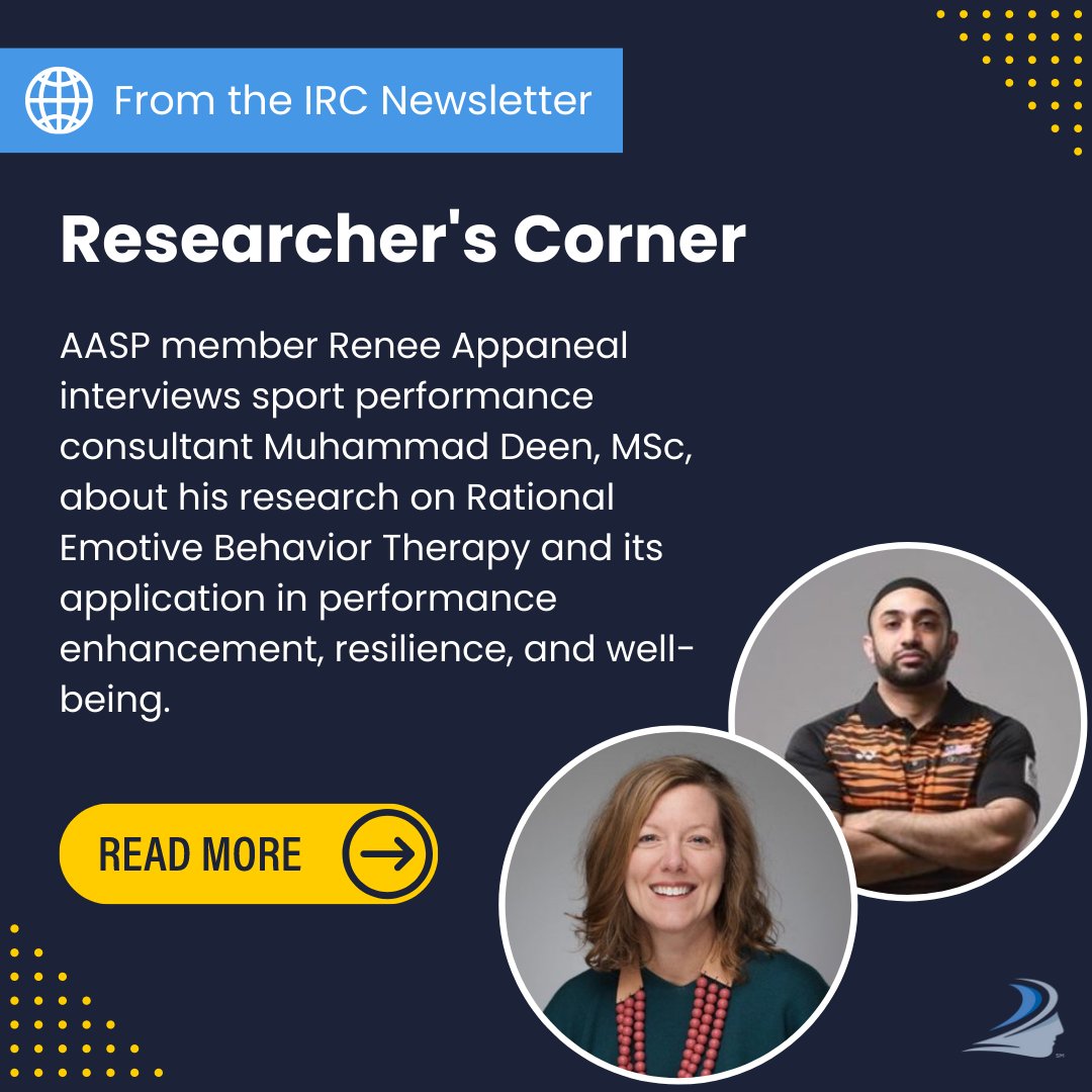 Check out a recent interview from the International Relations Committee Newsletter, which is centered on Rational Emotive Behavior Therapy (REBT).

To read the full article or access the IRC Newsletter, visit: bit.ly/Intl-Researche…