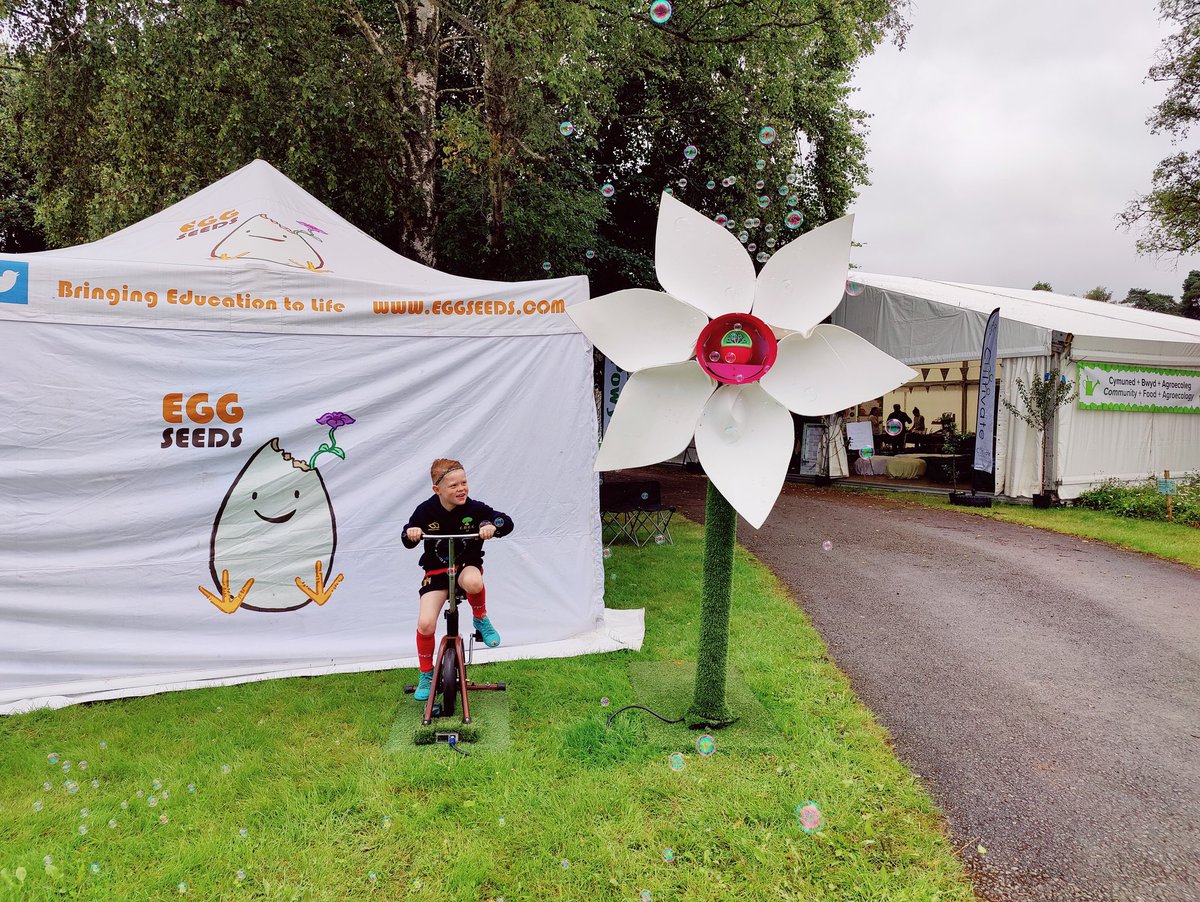 EggSeeds's tweet photo. Bubbles, woodcraft, free play, mud kitchen is a recipe for a good time at The #RoyalWelshShow find at the community, food and agroecology tent https://t.co/2g8BUqE9oF