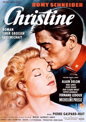 merlinpapin3's tweet photo. .@FredOL69007 Ce soir sur .@ARTEfr le film #Christine de Pierre Gaspard-Huit (1958)
Avec : Romy Schneider, Alain Delon, Micheline Presle, Jean-Claude Brialy, Sophie Grimaldi, Fernand Ledoux, Jacques Duby, François Chaumette, Jean Galland, Jacques Toja, Bernard Dhéran https://t.co/rg3XBiJPQe