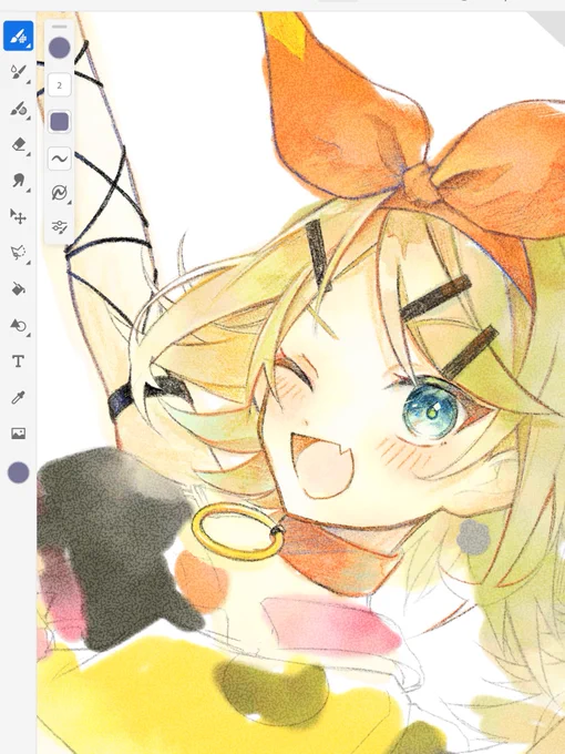 なんとなくで描き始めたけど今のところ可愛い