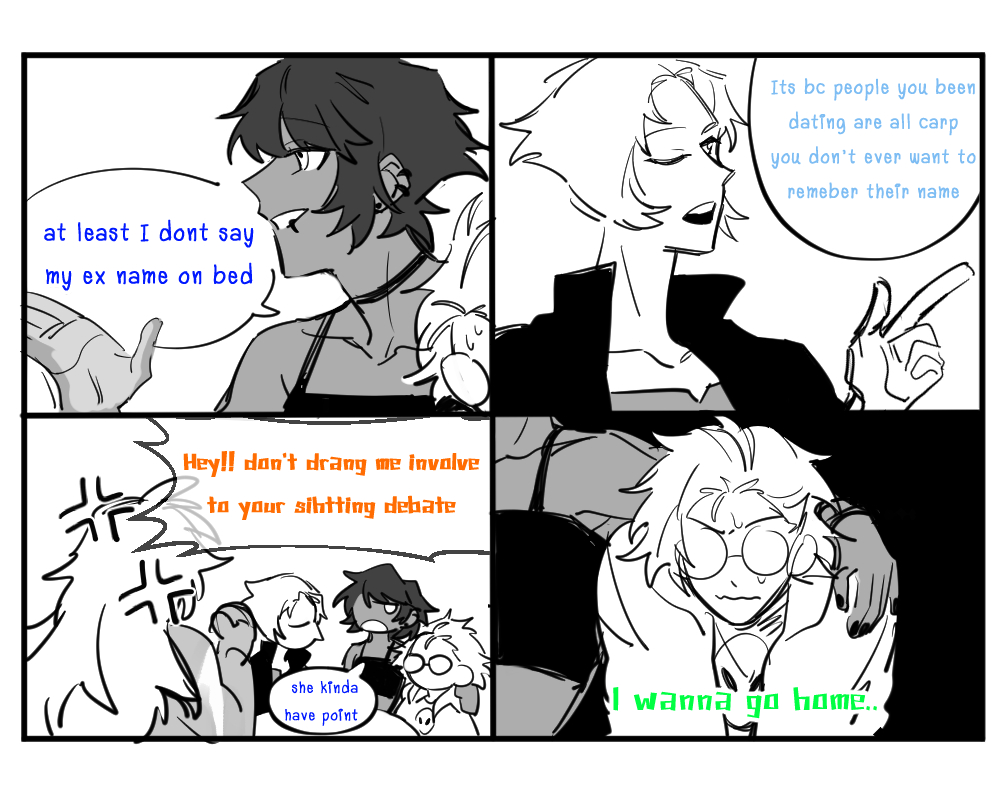 I been thinking (for a day) and came up with this au (It have some error but Im not gonna fix)
