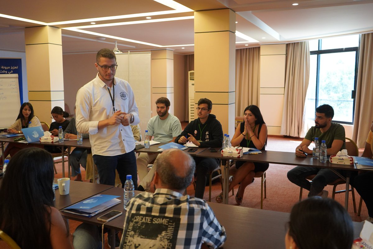 TI_Lebanon's tweet photo. تخلّل المدرسة الصيفية أعمال تطبيقية ونشاطات هدفها بناء قدرات المشاركين على تطبيق القانونين و استخدام الموبايل لإعداد التقارير وحملات المناصرة، بالإضافة للمشاركة في النشاطات المستقبلية لمشروعنا "تعزيز مرونة الديمقراطية في وقت الأزمات". https://t.co/WrHooLJOIB