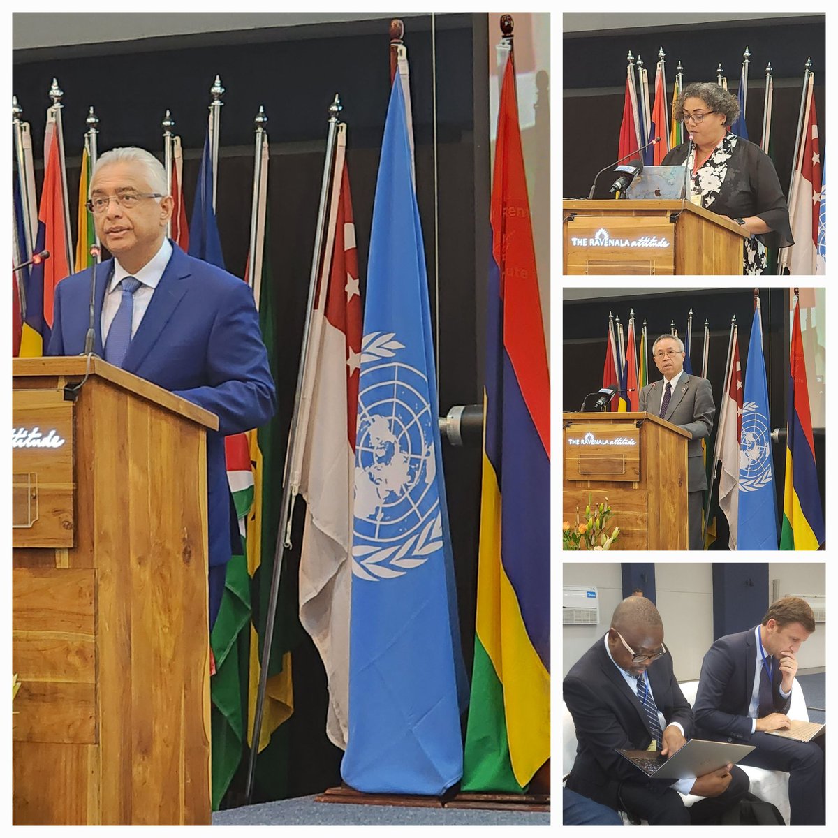 Pleased to join the @UN_Mauritius team this week for the #SIDS AIS regional conversation about progress on the #SAMOA pathway!