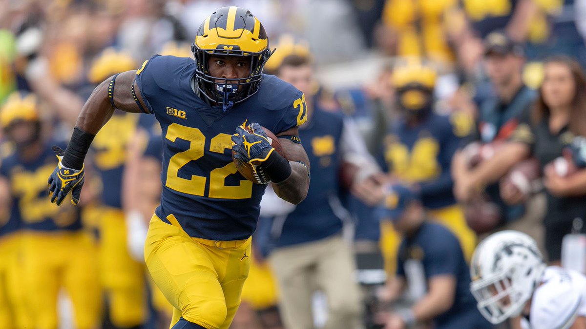 100-yard rush game leaders in the Jim Harbaugh era:

1. Karan Higdon - 13
2. Blake Corum - 12
3. Hassan Haskins - 10
4. De’Veon Smith - 6
5. Donovan Edwards - 5 
6. Ty Isaac - 4
7. Chris Evans - 3
8. Zach Charbonnet - 2 https://t.co/PiT9s5L06f