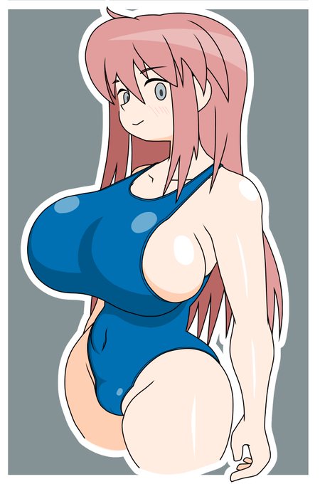 競泳水着姿のよその子 