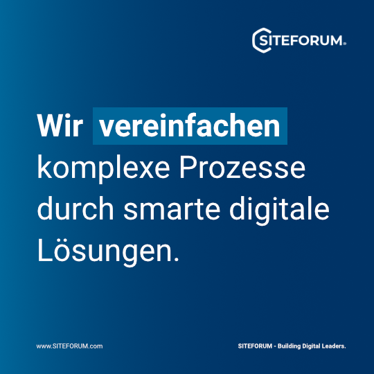 Entdecken Sie bei #SITEFORUM intelligente Lösungen, die #Excel-Listen ersetzen und Prozesse in Unternehmen verbessern - von #Kundenportalen bis zum Dokumenten-Management. #Effizient und fehlerfrei! buff.ly/3Y2dq17