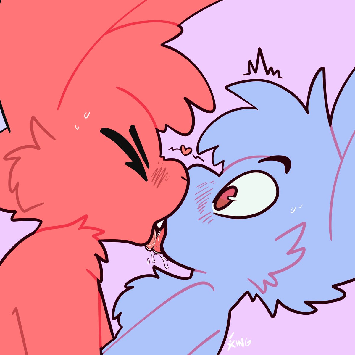 xingnsfw's tweet photo. Luv kiss https://t.co/Z033Rz88CC