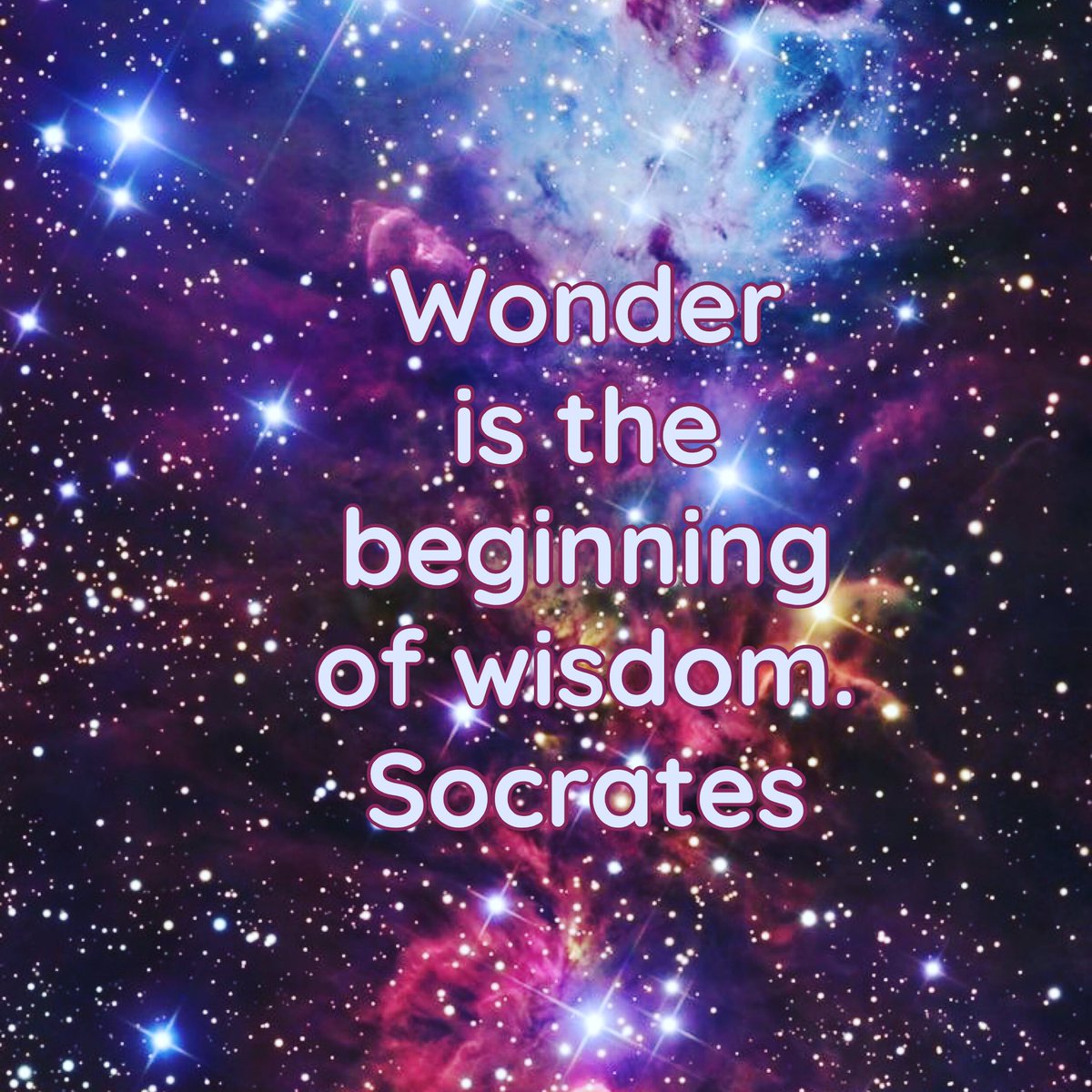 Wonder is the beginning of wisdom. Socrates #mondaymindset