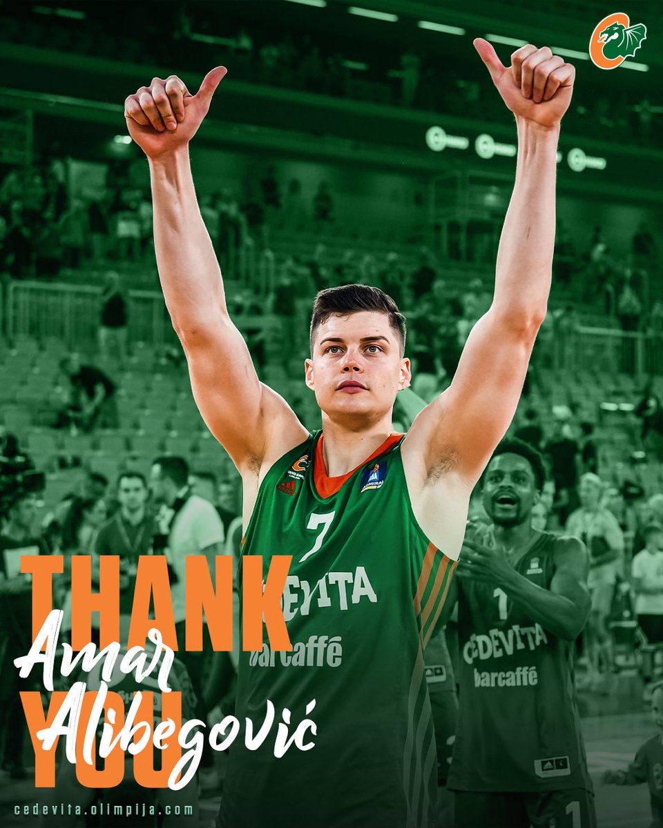 Cedevita Olimpija Ljubljana - English (@kkcedol_en) on Twitter photo We will enter the new season without Amar Alibegović, who joins <a href="/cagdasbodrumsk/">Çağdaş Bodrum Spor Kulubü</a>.
<a href="/Amar7Alibegovic/">Amar Alibegović 🅰️🅰️7️⃣</a>, thank you for everything and good luck! 💚🧡
#ZmajevoSrce We will enter the new season without Amar Alibegović, who joins <a href="/cagdasbodrumsk/">Çağdaş Bodrum Spor Kulubü</a>.
<a href="/Amar7Alibegovic/">Amar Alibegović 🅰️🅰️7️⃣</a>, thank you for everything and good luck! 💚🧡
#ZmajevoSrce