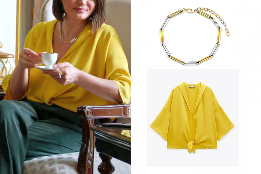 "Veda Mektubu" yıldızlarının stil detayları Ekranda uygulamasında...
Ekranda;ıos ve android markette hemen yükle😉

Alanur'un kolyesi👉Bıen jewelry
Bluzu👉Zara
Pantolonu👉Lady Gina

#KanalD #VedaMektubu #Alanur #dizikıyafeti #dizisponsoru #Ekranda #app #style