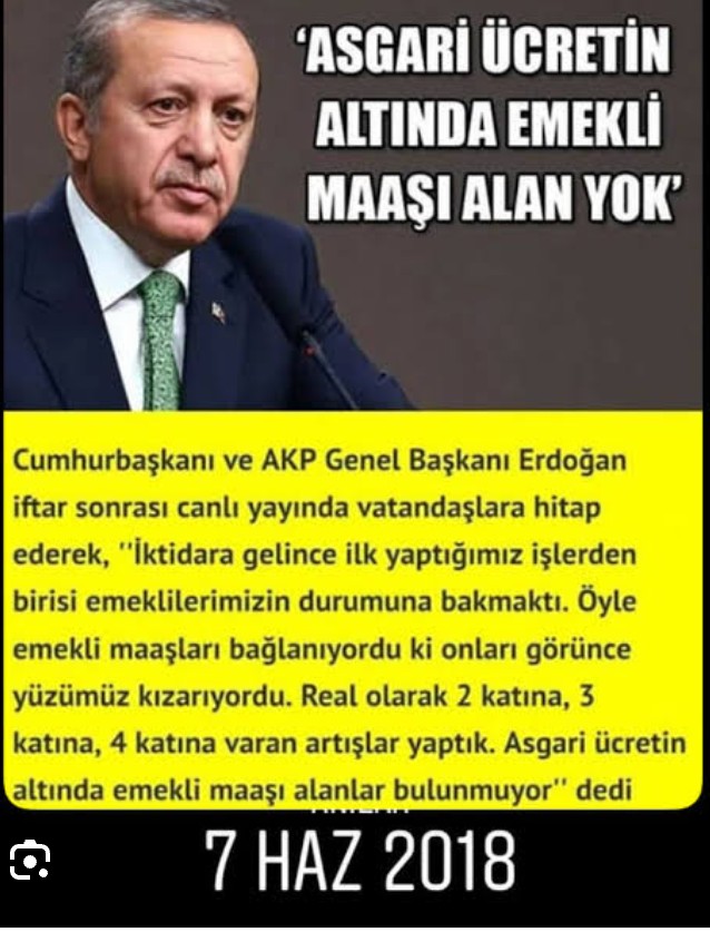 #EMEKLİYE8077ZAMSayın CB. Mızın sözüne güvenmek istiyoruz.
 Diyoruz ki
"ASGARİ UCRETİN ALTINDA EMEKLİ MAAŞI OLMAMALI"
<a href="/RTErdogan/">Recep Tayyip Erdoğan</a> 
<a href="/TBMMresmi/">TBMM</a>