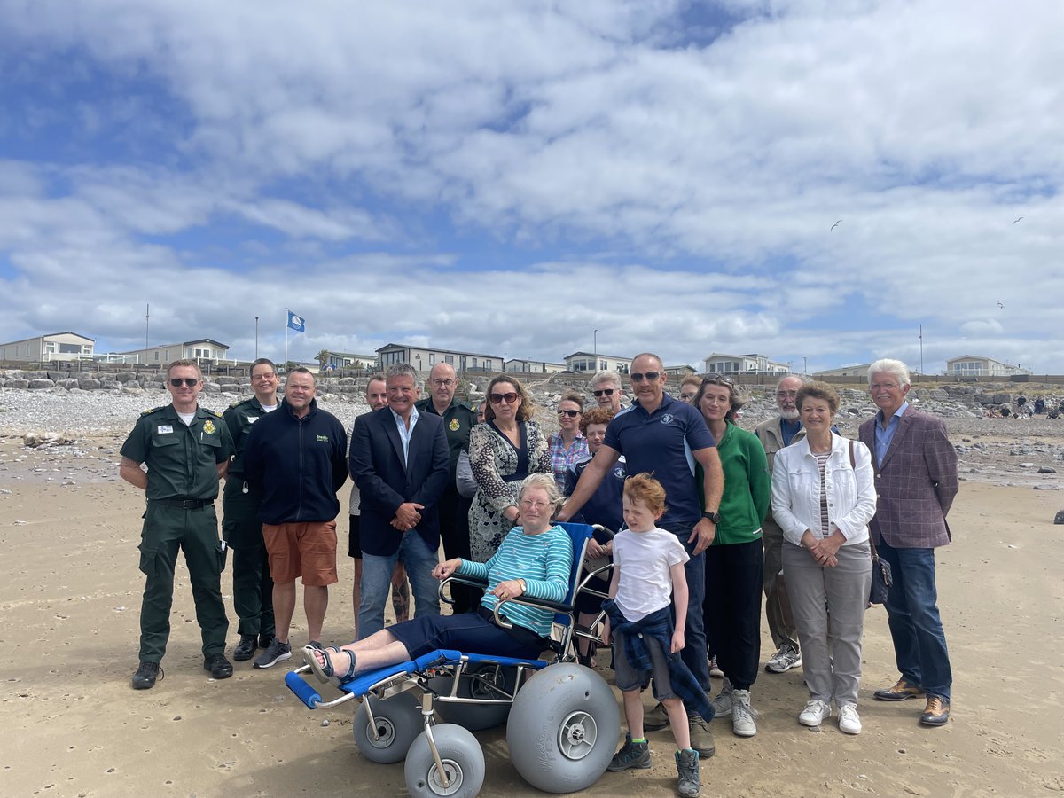WelshAmbulance's tweet photo. The family of Gareth Anthony, who died from cancer, has donated £3,000 to the Trust after staff helped him take one final trip to the beach.
 
The family has also raised money for a beach wheelchair to allow more people access to the sea.
 
Read more👉https://t.co/bT0w2Ee6q8 https://t.co/Snw0SCRyen