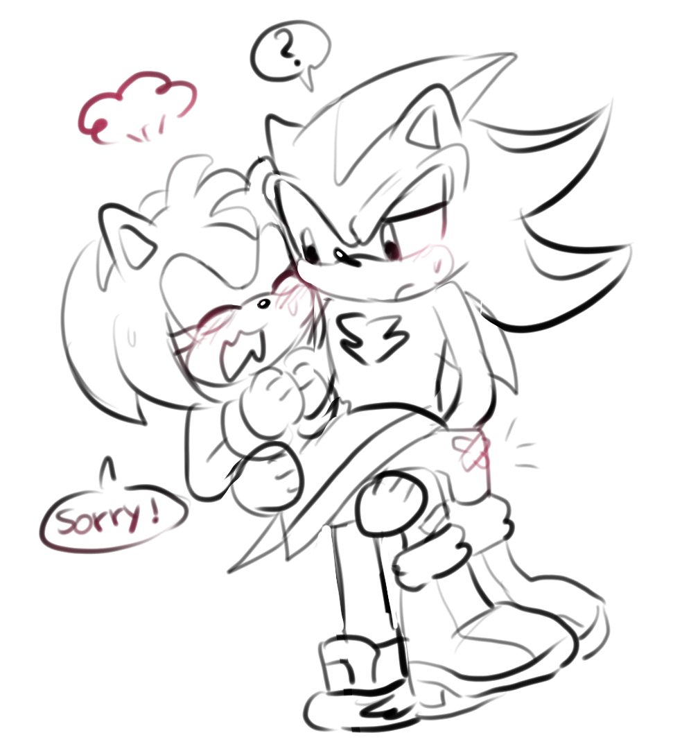 ℌ𝔦𝔪𝔦𝔱𝔰𝔲 (COMMS OPEN) on X: This is the first time they've seen a kiss  on the cheek, and Sonic now wants to give it a try #sonadow #shadonic  #SonicTheHedgehog #ShadowTheHedgehog #sonic #shadow #