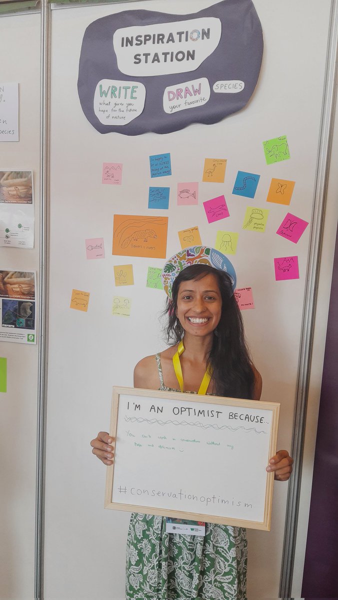 Come check out the Conservation Optimism stall at @ICCB2023!

#ConservationOptimism #Kigali