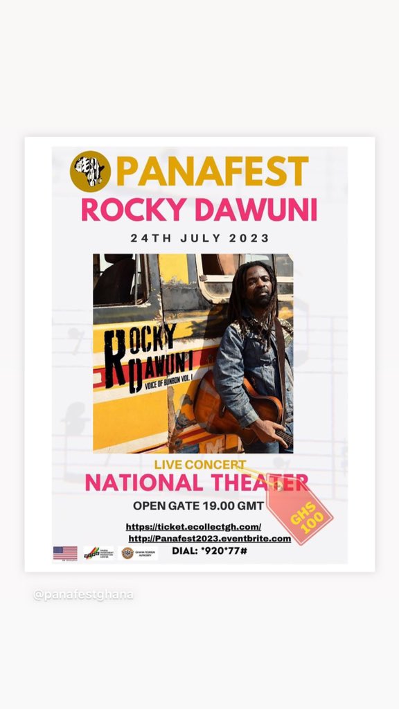 I just landed in Ghana today from an epic show in LA! I will be playing live tonight in Accra at The National Theatre for <a href="/PanafestGhana/">panafest ghana</a> Cultural Explosion! Don’t miss this ! Check the flyer for all the details . Ghana to the World !