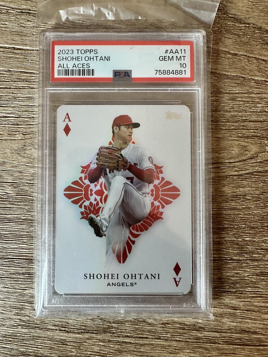 JMincone's tweet photo. A little GOAT trade deadline giveaway for the people! Giving away this PSA 10 Shohei Ohtani All Aces to one lucky follower 🔥🔥🔥

To enter:
1-Follow me
2-Follow @BrellaSports 
3-RT and tag a friend

Entries will close and this will draw at the trade deadline on 8/1, good luck! https://t.co/hbbGcOwA3r