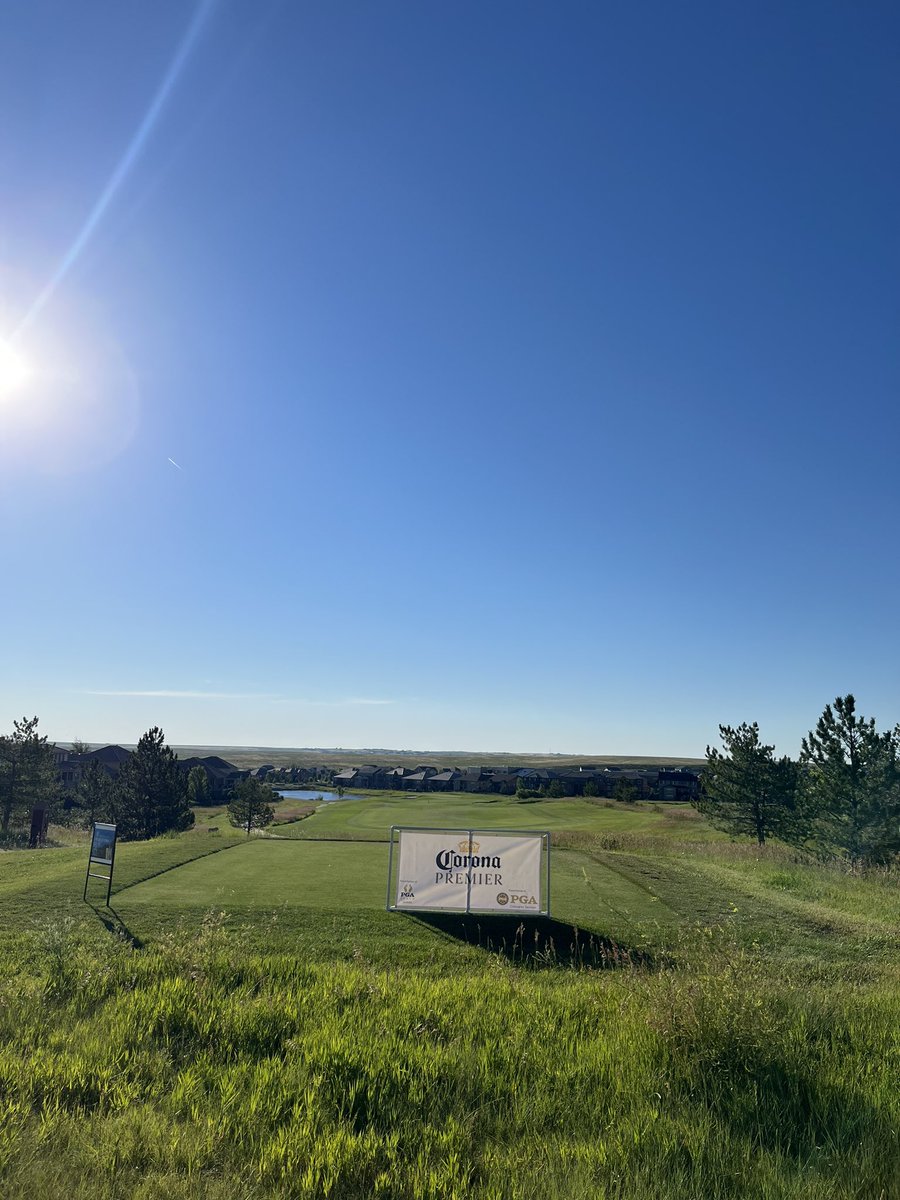 Great morning for the Colorado PGA Pro-Am after a successful Member-Guest weekend, the team has done great with all the rainfall this season