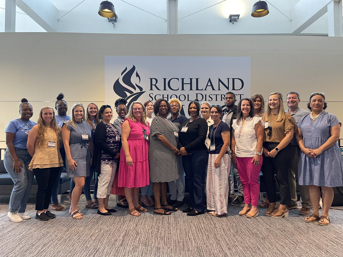 Can you see the PRIDE in my smile? Thankful for my supportive faculty members and their JOY in welcoming  our newest colleagues. Culture is EVERYTHING! <a href="/teachingquality/">teachingquality</a> <a href="/AVID4College/">AVID</a>