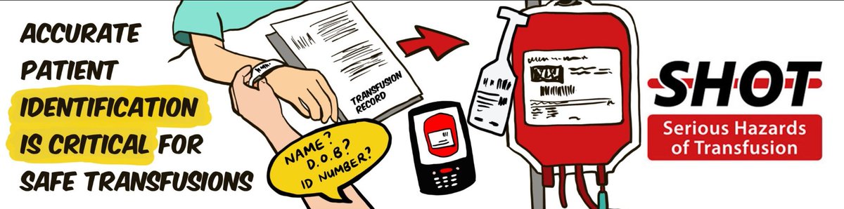 Announcement 📢
The SHOT webinars on accurate and complete patient identification for safe transfusion are now available! 
To view them click the link below &amp; don't forget to visit the signposted resources! 
We've had some fantastic engagement🙏🫂
shotuk.org/resources/curr…