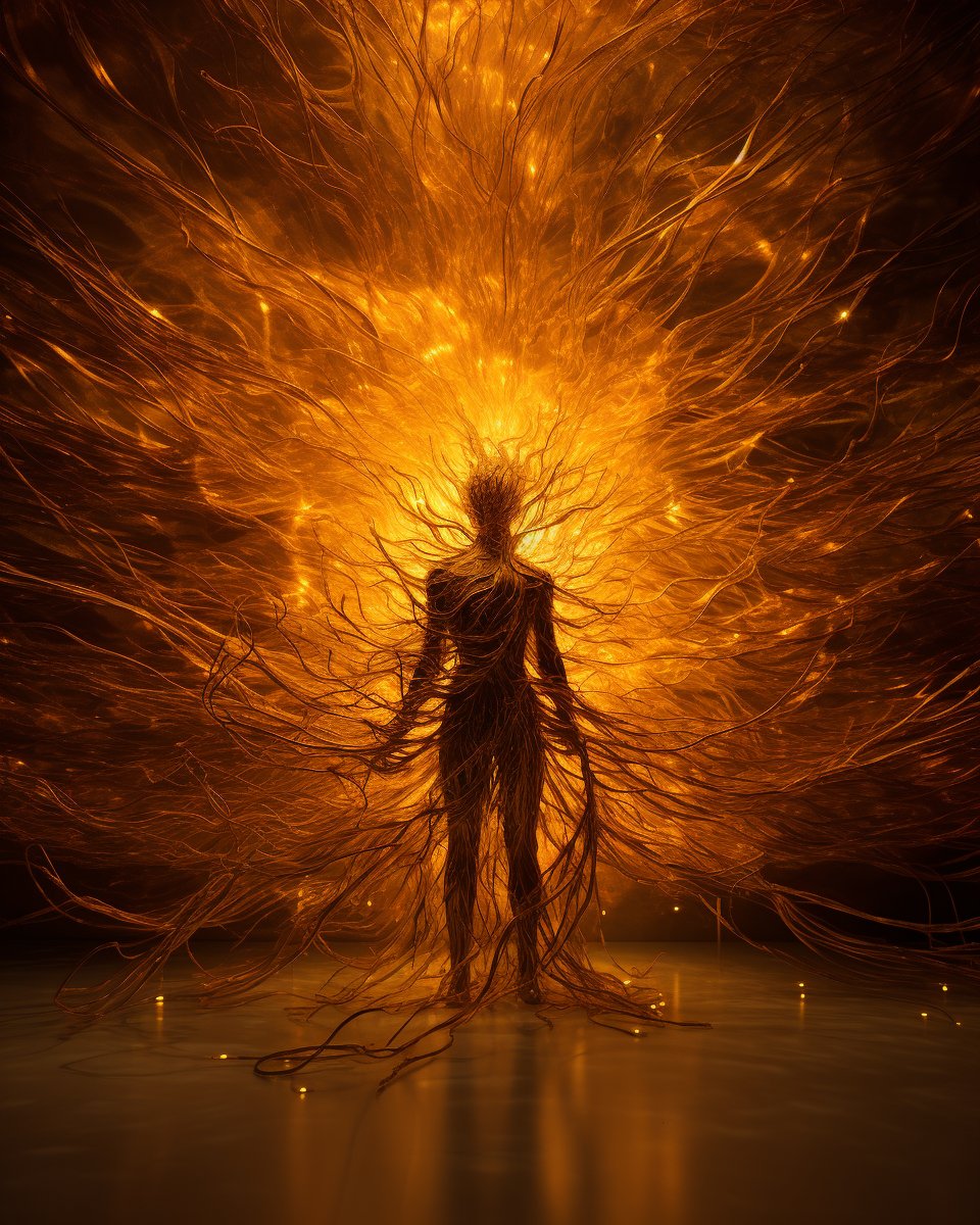 Ai_Art_Account's tweet photo. 🔶️ Illuminated, Wired, Vivid Energy Explosions 🔥 PART 2
#midjourney #midjourneyprompt #art #newart #aiart #followart #openminded #digitalart #promptart #generativeart #loveallart #explosionart #orangeart #wireart #femalemodel #vivid #illuminate #glowingart #red #orange https://t.co/bowAFRPWHq