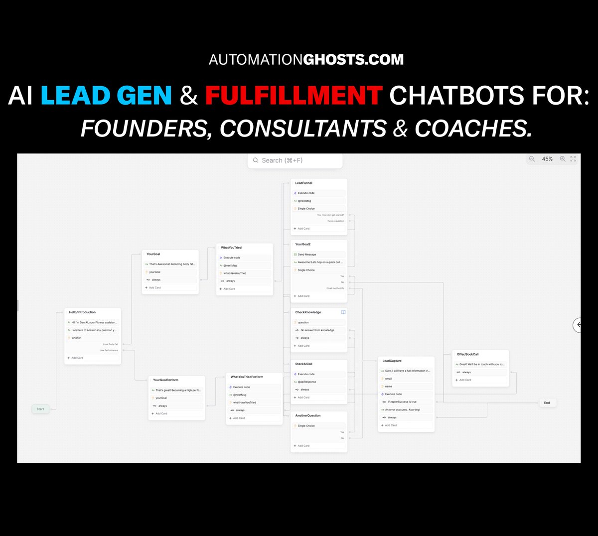 sonofzell's tweet image. I Charge $3.5K per AI Chatbot &amp;amp; $800/m for maintenance.

I’m dropping my No-Code AI ChatBot template that allows be to travel where I want. When I want. 

Use it for Your:
• Business
• Clients

Want it? It's yours for FREE!

Like
Follow
Comment "BOT" 

&amp;amp; I'll send it to you.