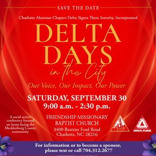 dstcltalumnae's tweet photo. Our 56th National Convention has ended, and the work of Delta continues! Save the date for CAC Delta Days In The City as we continue to engage, empower, and elevate, because #WeAreSocialAction
#CACCares #CACInTheCommunity #TrunksUpForSocialAction #SensationalSAR #DST1913 https://t.co/wMbXtJFOFi