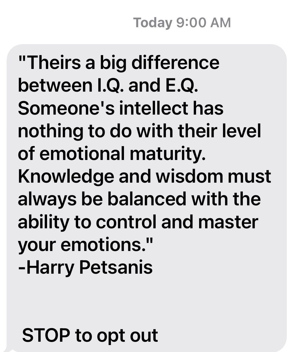 #MondayMotivations #ManagingEmotions ⁦@harrypetsanis⁩