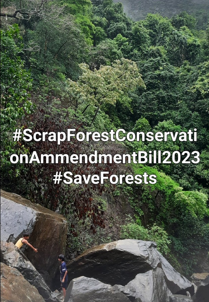 Exclusion of forests 100 km from the line of control from the ambit of FCA will lead to widespread, unrestricted construction of roads. #SaveIndianForests #ScrapForestConservationAmendmentBill2023 @pmoindia @moefcc