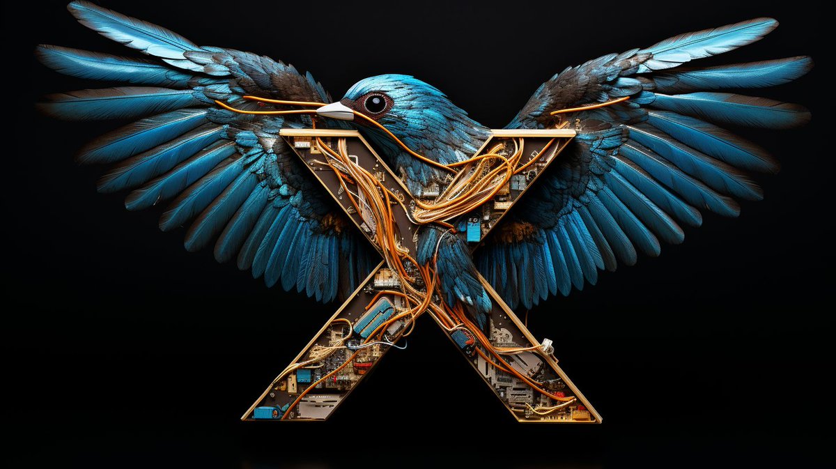 techhalla's tweet photo. ✖️🦜Only a few know exactly what is coming... In the meantime, let's play a little! 

I want to see your best creations for #TwitterX #TwitterXLogo #Midjourney https://t.co/CtX0GXT38W