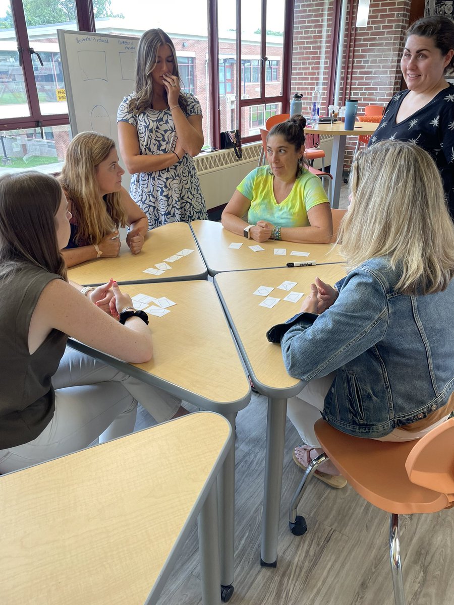 The #WeAreChappaqua 6-9 #Mathematics teachers are diving deeply into engaging tasks, mixed with a dose of standards alignment and conversations about engaging all learners. @PlateKaitlyn leading with her math magic. @DrAPease @jculwellblock @chackerman1 @geoffcurtis @Joe_Mazza