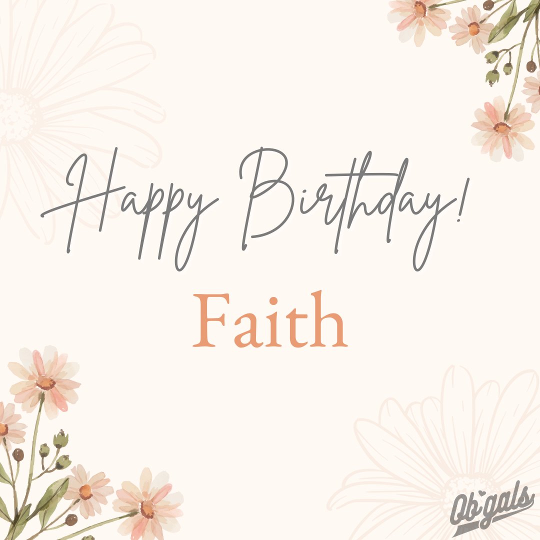 OBGALS's tweet image. It's a special day for a special member of our team! Happy birthday, Faith! Thank you for your dedication and passion in caring for our patients. Have a wonderful day celebrating!