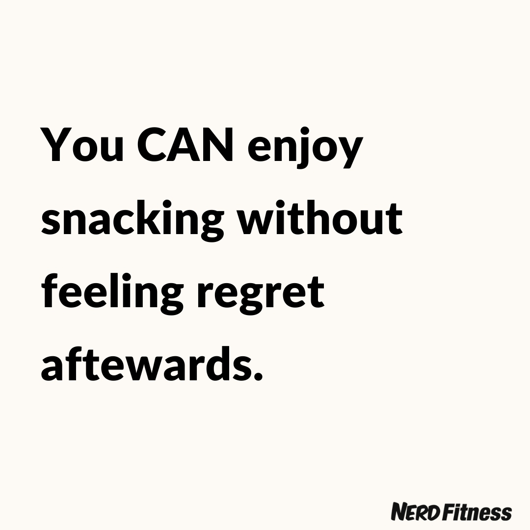 A reminder, we're adults. We can choose what we want to eat!