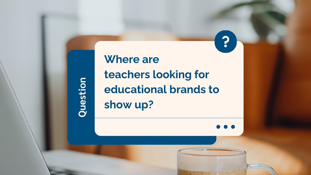 _ed2market's tweet photo. In a recent Ed2Market Academy Live Q&amp;A session, we encountered an interesting question: 'Where are teachers searching for educational brands?' How would you answer this question?

#MarketingStrategy #K12Teachers #MarketingforEducation https://t.co/8pJVIGKj9k