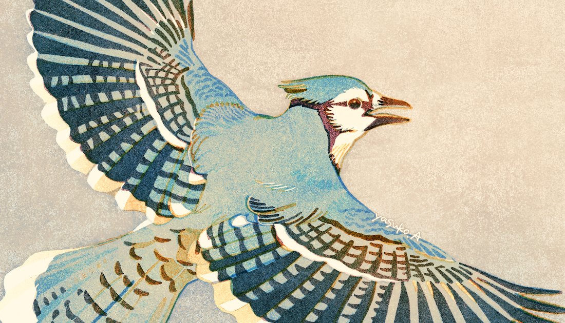 「#青い鳥で埋め尽くせ」|アオヤマヤスコ yasuko aoyamαのイラスト