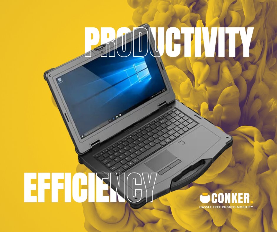 Take your productivity and efficiency to the next level with the CONKER Rugged laptop 15'. This robust device combines durability and performance to empower you in challenging environments.  #RuggedLaptop #Conker 

weareconker.com/laptop-13-3/