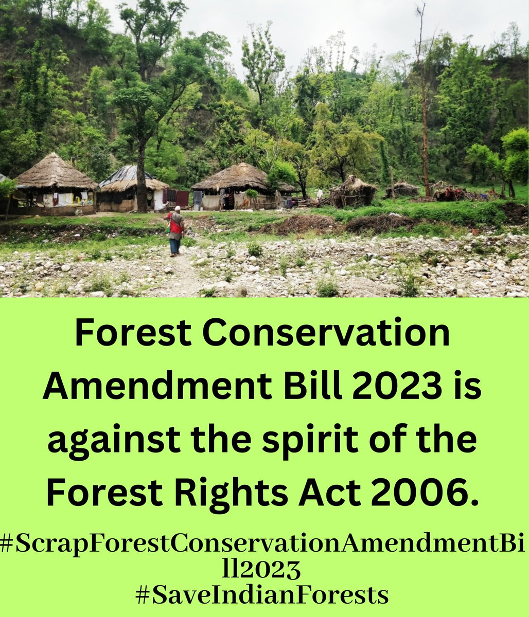 📷📷Our forests are invaluable; their protection is a collective responsibility. Reject the amendment bill now! #ScrapForestConservationAmendmentBill2023 #SaveIndianForests @pmoindia <a href="/moefcc/">MoEF&CC</a>
