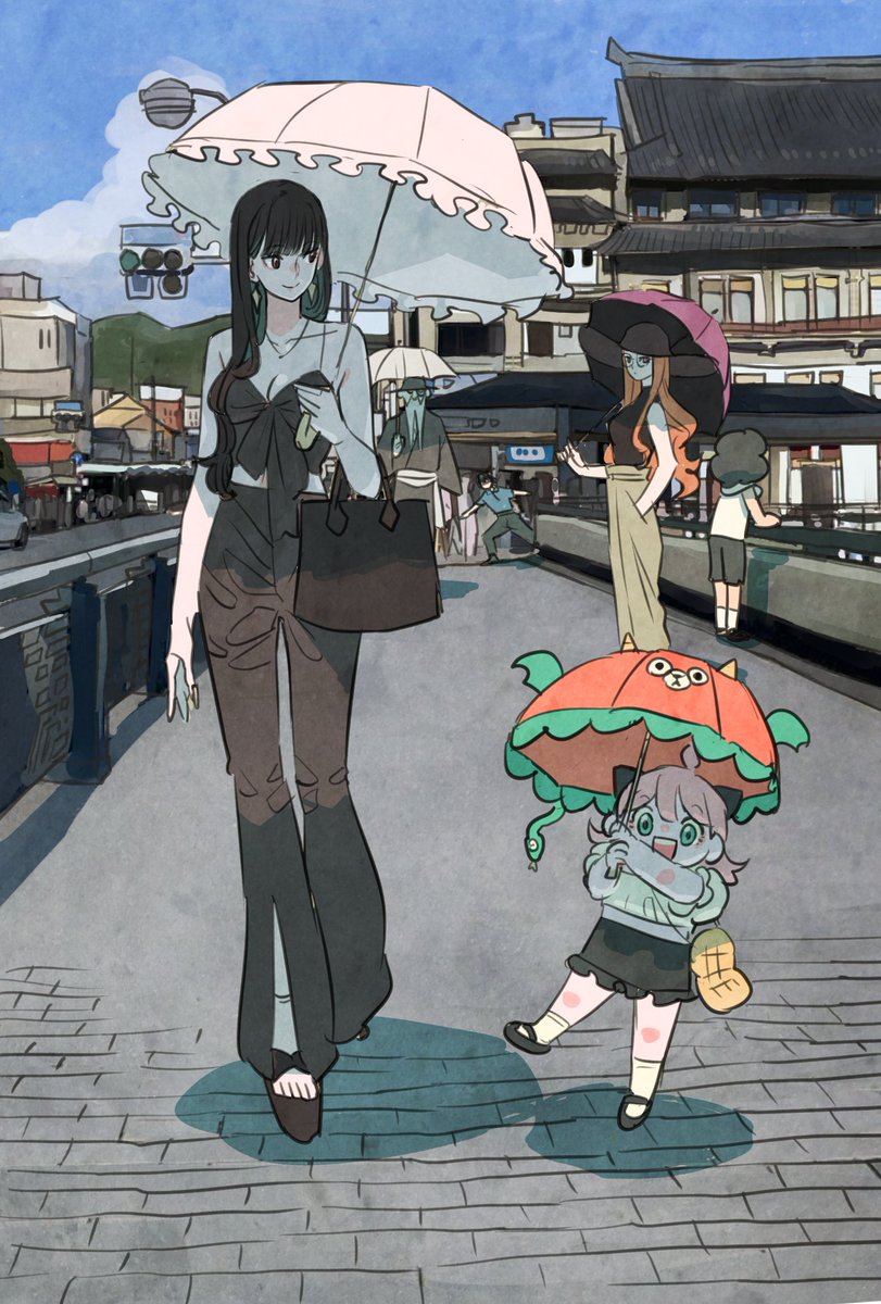 ryosuketarou's tweet image. SPY×FAMILY×☂️