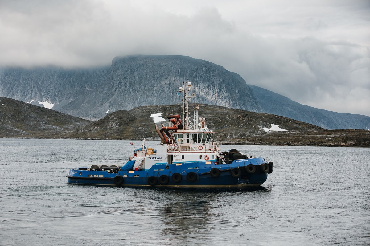 #ProjetBIM Le périple de nos deux remorqueurs vers le Nunavut continue!

Après 5 jours de navigation, l’OCEAN TUNDRA et l’OCEAN TAIGA sont arrivés à Martin's Bay (au nord du Labrador) jeudi dernier ⚓
Après quelques jours de repos, ils sont repartis en direction d'Iqaluit 🚢