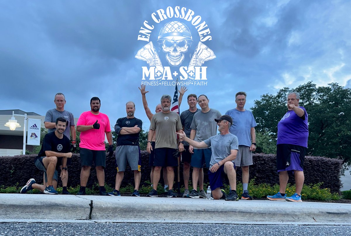 F3ENC's tweet photo. 34 #f3enc PAX #f3nation #f3counts

10 @ #theflagship (10 @ #qsource)
11 @ #mash
2 @ #thecollardpatch
6 @ #aboynamedsue
1 @ #tobaccoroad
4 @heavy_drop_training https://t.co/go2W4nHw24