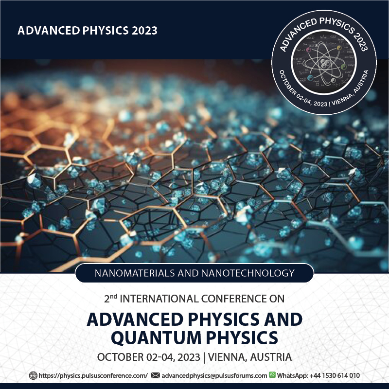 Natashamelvoin's tweet photo. Join us for the "2nd International Conference on Advanced Physics and Quantum Physics!" 

For more details, Visit our Conference Website: https://t.co/P6MlZElphU

#physicsconference  #quantumphysics #ScientificExploration  #physics #physicsconference2023  #nanotechnology 
#Optics https://t.co/5HnIB5vIOf