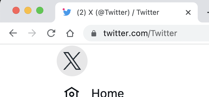BrandonWilsonC's tweet photo. Can someone tell @elonmusk and @Twitter to change their favicon, please and thank you. https://t.co/2xY8VoG6W3